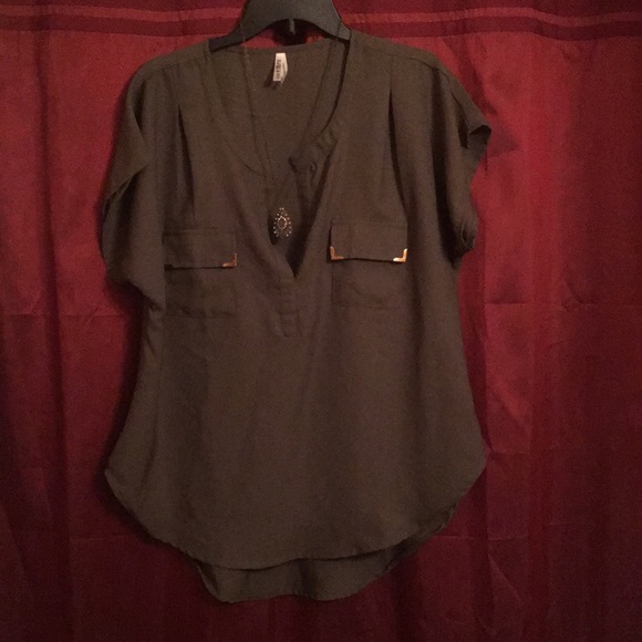 Live 4 Truth olive green tunic - Picture 5 of 7